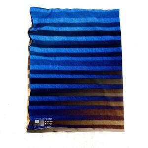 Phunkshun Double Layer‎ gaiter in blue orange stripe